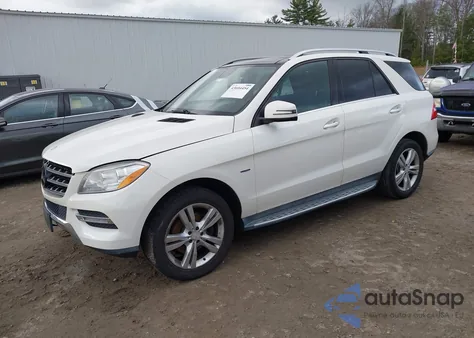2012 Mercedes-Benz Ml 350 4Matic from USA, damaged, VIN 4JGDA5HB3CA029679
